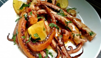 Seafood Delight with Squid Tentacles - Recipe | Tastycraze.com image