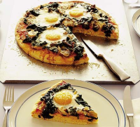 Florentine pizza recipe | BBC Good Food image