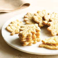 Vanilla-bean Leaf Cookies Recipe | MyRecipes image