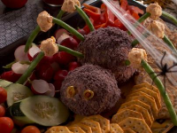 Cheesy Spider Dip Recipe | Nancy Fuller | Food Network image