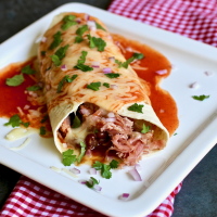 Quick and Easy Pulled Pork Burritos | Allrecipes image