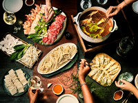 Steak-and-Shrimp Hot Pot Recipe - Nick Wong | Food & Wine image