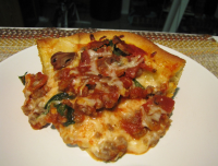 Deep-Dish Florentine Pizza Recipe - Food.com image