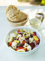 Horiatiki Salad | Vegetable Recipes | Jamie Oliver image