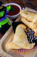 Easy Vegan Witch Hat Hot Pockets Halloween Recipe - The ... image