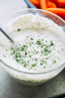 HOW MANY CALORIES IN A HALF CUP OF RANCH DRESSING RECIPES