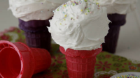 Ice Cream Cone Cake Pops Recipe - BettyCrocker.com image