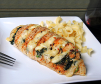 Hasselback Chicken -- Cajun With Pepper Jack & Spinach ... image