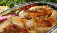 Marinated Chicken in a Glass Cook Pot - Recipe ... image