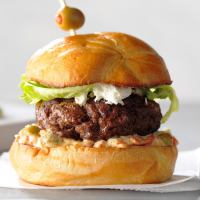 Mom's Favorite Olive Burgers Recipe: How to Make It image