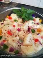 Condensed Milk Potato Salad recipe by Ruhana Ebrahim image