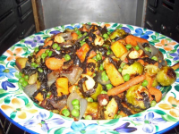 Roasted Brussels Sprouts Medley With Nori Strips Recipe ... image