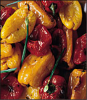 Roasted Cherry Peppers with Balsamic Vinegar Recipe ... image