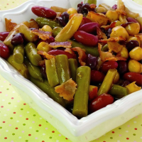 Fabulous Hot Five Bean Salad Recipe | Allrecipes image