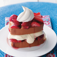 Shortcut Strawberry-Vanilla Dessert Recipe: How to Make It image