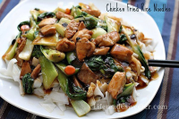 Chicken Fried Rice Noodles with Black Bean Sauce (Chow Ho Fun) image