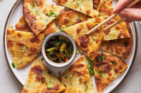 Best Spring Onion Pancakes Recipe - How To Make Spring ... image
