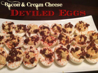 Bacon & Cream Cheese Deviled Eggs - My Keto Recipes image