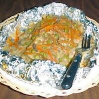 Foil Pack Chicken and Dressing Dinner - BigOven image