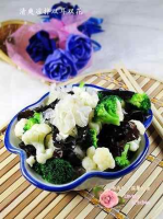 Cold double ears and double flowers recipe - Simple ... image