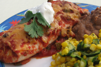 Low Fat Chicken Enchiladas With High Fat Taste. Recipe ... image