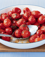 Sauteed Grape Tomatoes Recipe | Martha Stewart image