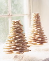 Star Cookie Trees Recipe | Martha Stewart image