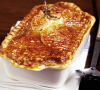 Hot game pie recipe | BBC Good Food image