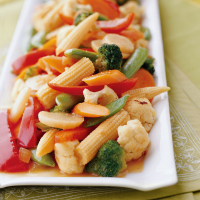 Ginger Vegetable Stir-Fry Recipe | EatingWell image