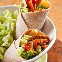 Asian Pork Wraps Recipe | EatingWell image