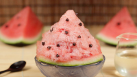 Watermelon Kakigori Recipe (Shaved Ice) - Cooking with Dog image