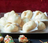 Bao buns with spicy pork recipe | BBC Good Food image