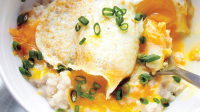 Savory Oatmeal and Soft-Cooked Egg Recipe | Martha Stewart image