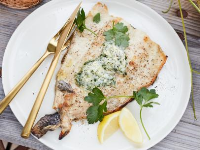 Grilled Butterflied Trout with Lemon-Parsley Butter Recipe ... image