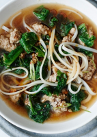 Spicy Pork and Mustard Green Soup Recipe | Bon Appétit image
