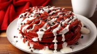 RED VELVET WAFFLES WITH CAKE MIX RECIPES