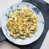 Roasted Corn and Egg Salad Recipe - Todd Porter and Dian… image