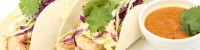 Mahi Mahi Fish Tacos with Chipotle Slaw and Roasted ... image