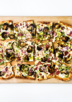 Sheet-Pan Pizza with Brussels Sprouts and Salami Recipe ... image