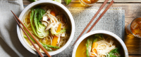 Garlicky Bok Choy Noodle Soup - Forks Over Knives image