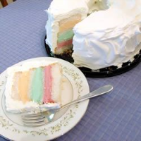 Rainbow Sherbet Cake Recipe | Allrecipes image
