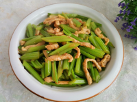Stir-Fried Celery and Shredded Pork | China Food Recipe ... image