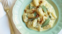Gnocchi with blue cheese, sage and walnut sauce Recipe ... image