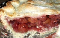 Recipes, Food Ideas And Videos - Easy Cherry Pie (Frozen Cherries/Extreme Low Fat) Recipe - Food.com image