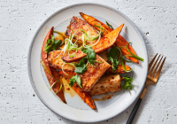 Sheet-Pan Crisp Tofu and Sweet Potatoes Recipe - NYT Cooking image