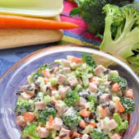 MedlinePlus: Broccoli and Everything Salad image