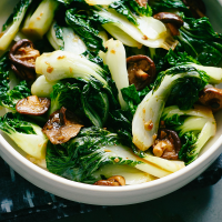 Bok Choy and Mushroom Stir-Fry Recipe | MyRecipes image
