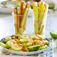 Mexican Cucumber Snack (pepinos con chile) - Maricruz ... image
