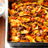 Queso Baked Nachos Recipe: How to Make It image
