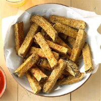 Air-Fryer Eggplant Fries Recipe: How to Make It image